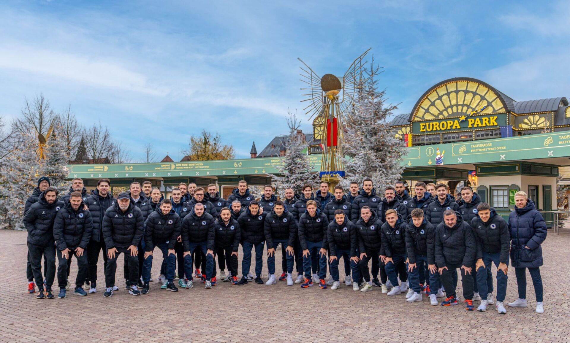 Die Fußball-Nationalmannschaft von Bosnien-Herzegowina erlebte einen außergewöhnlichen Teamausflug im Europa-Park