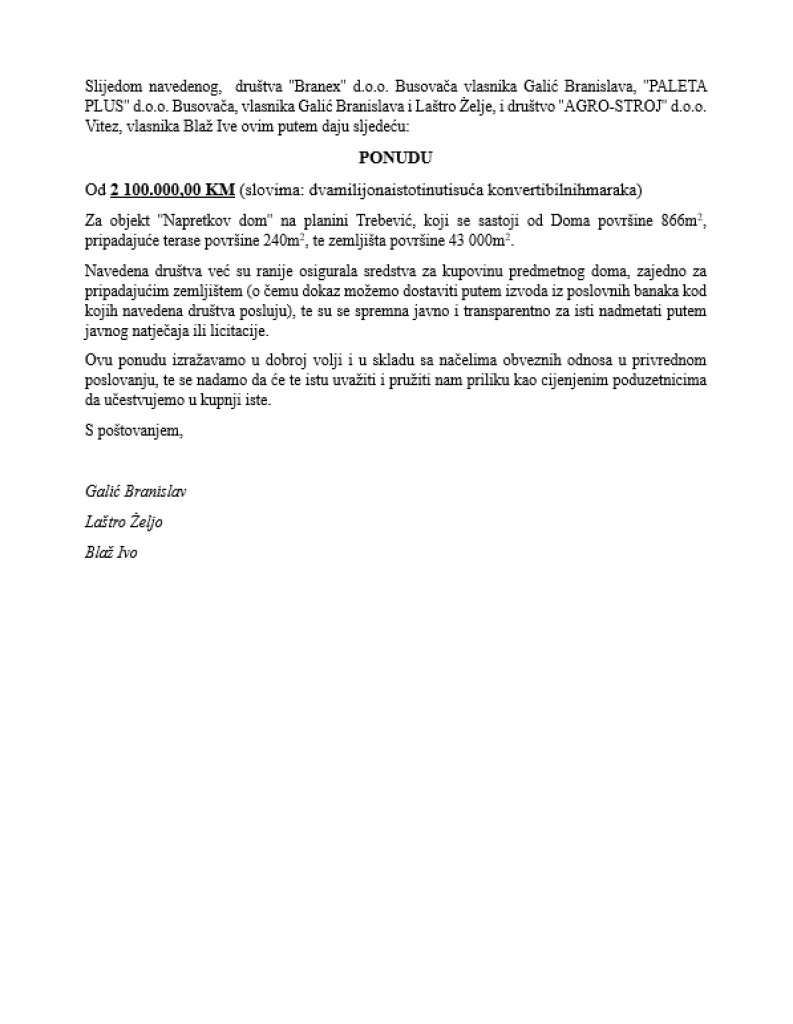 Napretkov dom na Trebeviću